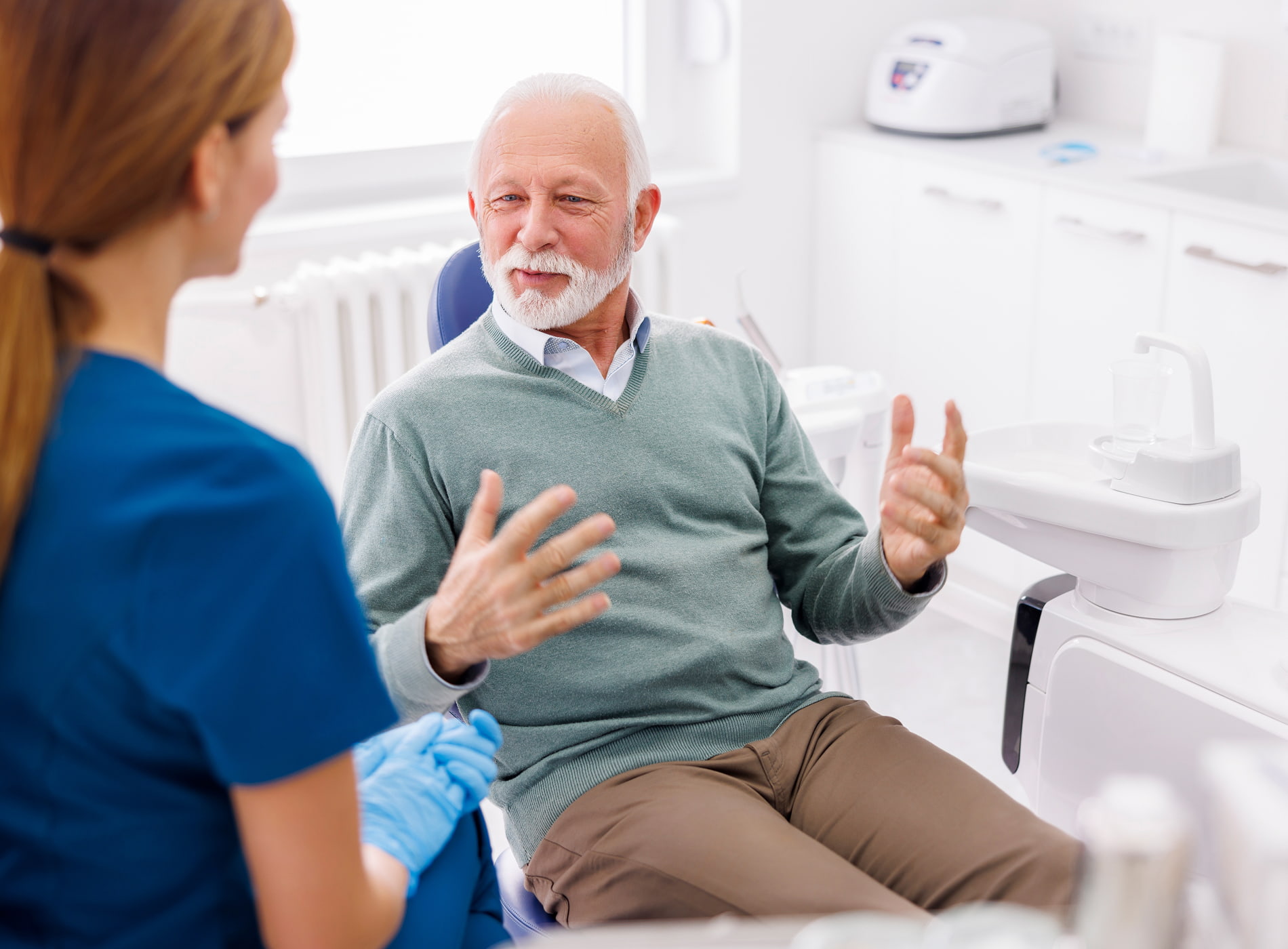 All-on-4 dental implants securely support a full set of teeth with four precisely placed implants.