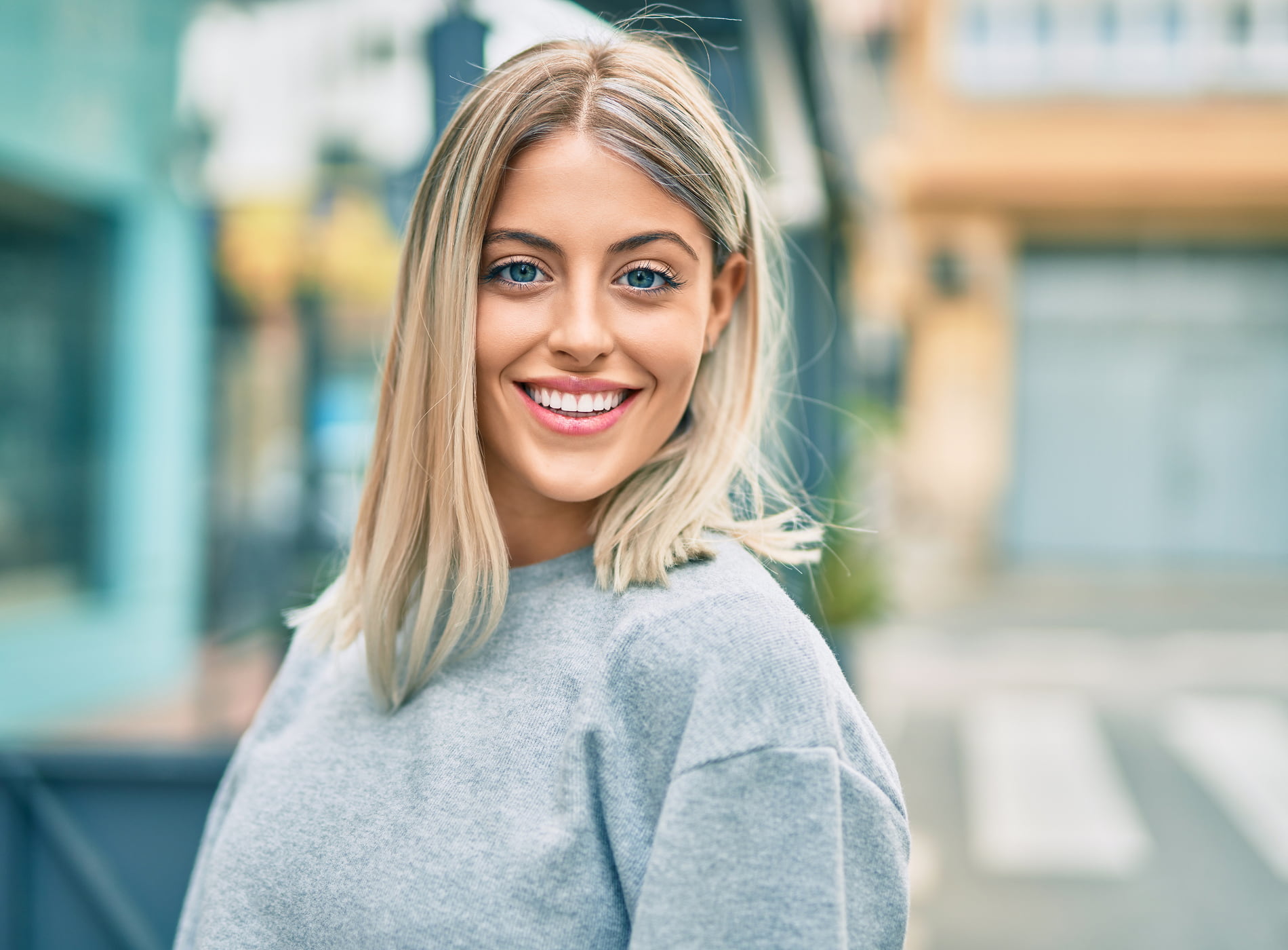 Professional teeth cleaning removes tartar and leaves teeth fresh and smooth.