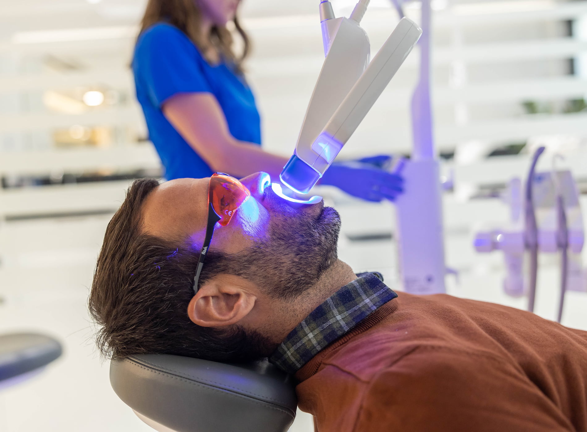 Professional teeth whitening at Dullat Cosmetic Dental & Implants in San Jose